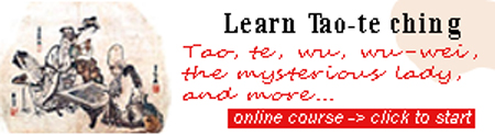 Tao-te ching course ad