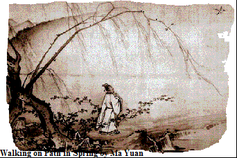 Walking on Path in Spring by Ma Yuan
